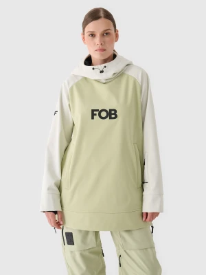 Zdjęcie produktu 4F Bluza snowboardowa z softshellu membrana 5000 damska - oliwkowa/khaki XXL