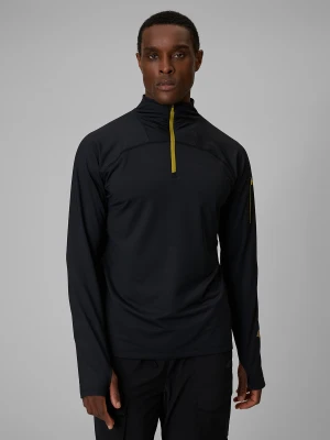 4F Bluza trekkingowa regular bez kaptura męska - czarna XL