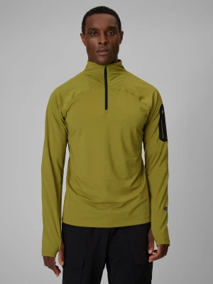 4F Bluza trekkingowa regular bez kaptura męska - zielona XL