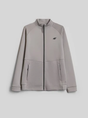 4F Bluza treningowa regular bez kaptura męska - szara L