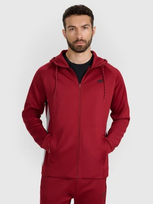 4F Bluza treningowa regular szybkoschnąca męska - czerwona 3XL
