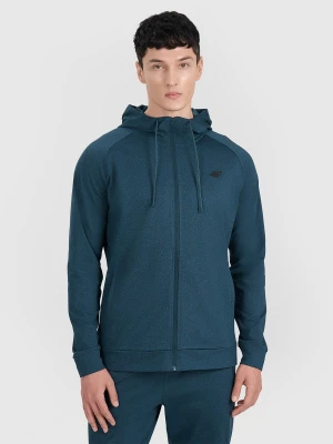 4F Bluza treningowa regular szybkoschnąca męska - granatowa XXL