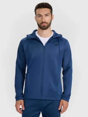 4F Bluza treningowa regular szybkoschnąca męska - niebieska XL