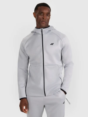 4F Bluza treningowa regular szybkoschnąca męska - szara M