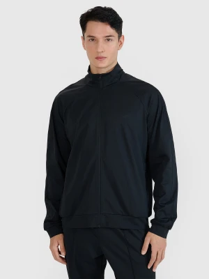 4F Bluza treningowa rozpinana bez kaptura męska - czarna M