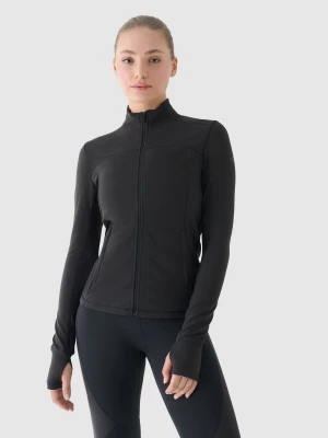 4F Bluza treningowa slim szybkoschnąca damska - szara XXL