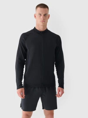 4F Bluza treningowa szybkoschnąca męska 4F x Robert Lewandowski - czarna L/XL