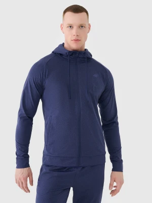 4F Bluza treningowa szybkoschnąca męska - grananatowa S Granatowy