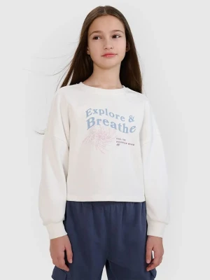 4F Bluza w kolorze kremowym rozmiar: 140