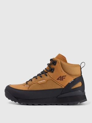 4F Buty przejściowe HEX skórzane męskie - brązowe 40