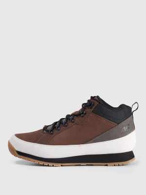 4F Buty przejściowe miejskie męskie - brązowe 46