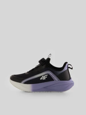 4F Buty sportowe 4EASE z szybkim wiązaniem dziewczęce - czarne 37