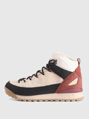 4F Buty zimowe HEX skórzane damskie - kremowe 36