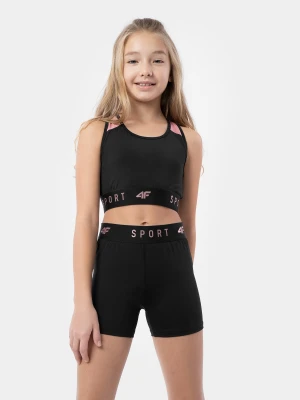 4F Crop top sportowy szybkoschnący dziewczęcy 146/152 (10-12 lat)