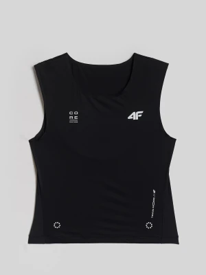 4F Crop top treningowy szybkoschnący damski - czarny M