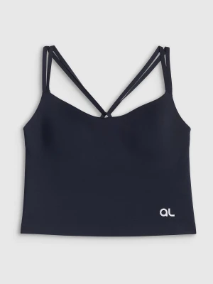 4F Crop top treningowy z niskim wsparciem damski 4F x Anna Lewandowska - czarny XS