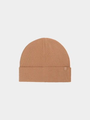 4F Czapka beanie dziecięca - brązowa Uniwersalny