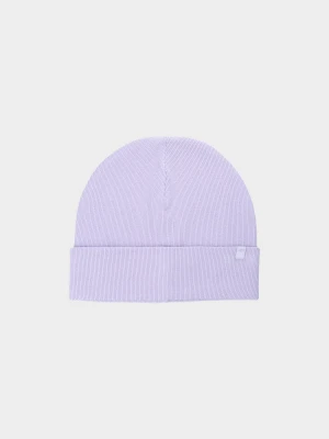 4F Czapka beanie dziecięca - fioletowa Uniwersalny