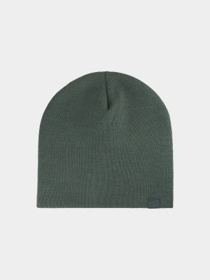 4F Czapka beanie dziecięca - khaki Uniwersalny