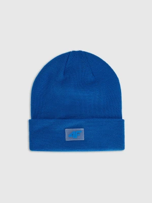 4F Czapka beanie dziecięca - niebieska Uniwersalny