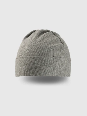 4F Czapka beanie dziecięca - szara Uniwersalny