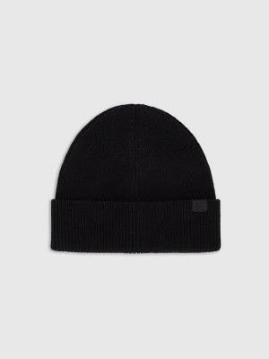 4F Czapka beanie męska - czarna Uniwersalny