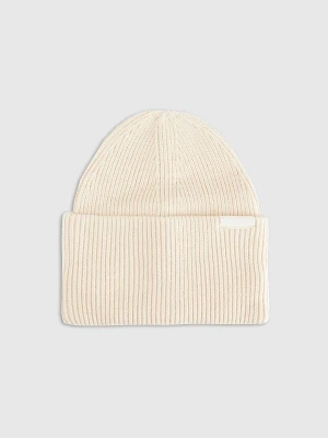 4F Czapka beanie uniseks - beżowa Uniwersalny