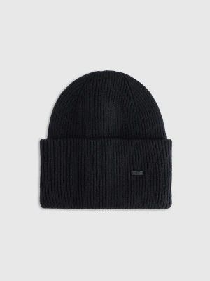 4F Czapka beanie uniseks - czarna Uniwersalny