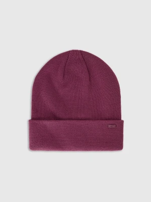 4F Czapka beanie uniseks - czerwona Uniwersalny