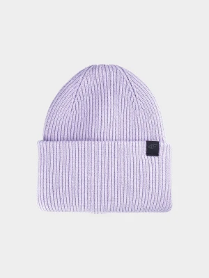 4F Czapka beanie uniseks - fioletowa Uniwersalny