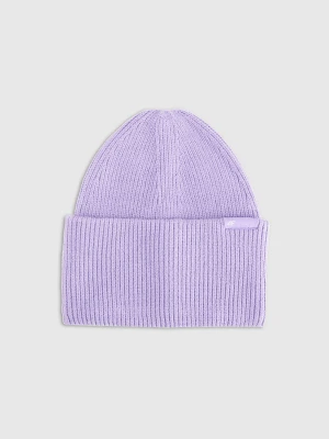 4F Czapka beanie uniseks - fioletowa Uniwersalny