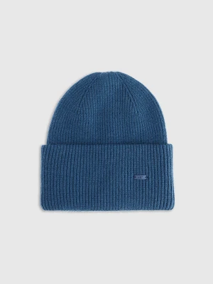 4F Czapka beanie uniseks - granatowa Uniwersalny