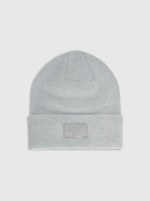 4F Czapka beanie uniseks - szara Uniwersalny