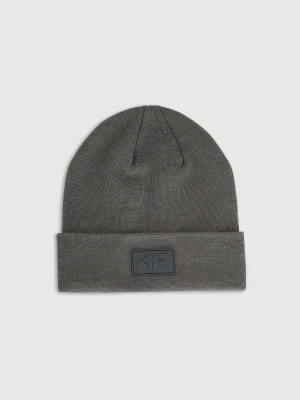 4F Czapka beanie uniseks - szara Uniwersalny