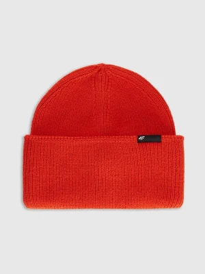 4F Czapka beanie w kolorze czerwonym rozmiar: onesize