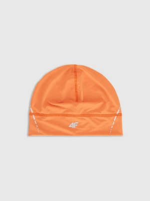 4F Czapka do biegania uniseks - pomarańczowa S/M