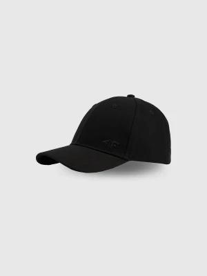 4F Czapka z daszkiem snapback uniseks - czarna S/M (58cm)