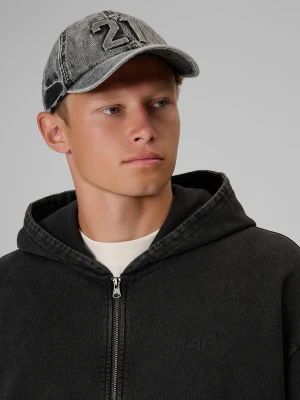 4F Czapka z daszkiem strapback 4F | Tomasz Fornal - szara S / M (58cm)