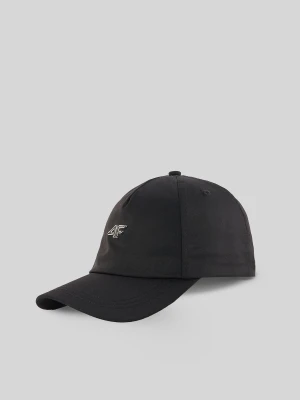 4F Czapka z daszkiem strapback damska - czarna S / M (58cm)