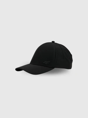 4F Czapka z daszkiem strapback uniseks - czarna L/XL (60cm)