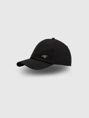4F Czapka z daszkiem strapback uniseks - czarna XS/S (56cm)