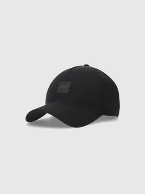 4F Czapka z daszkiem strapback uniseks - czarna S/M