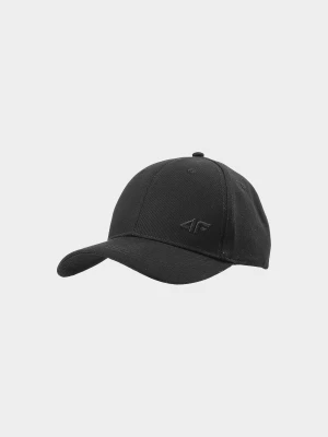 4F Czapka z daszkiem strapback uniseks - czarna S/M