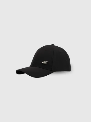 4F Czapka z daszkiem strapback uniseks - czarna L / XL (60cm)