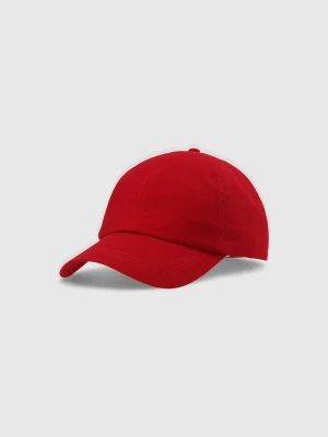4F Czapka z daszkiem strapback uniseks - czerwona S/M