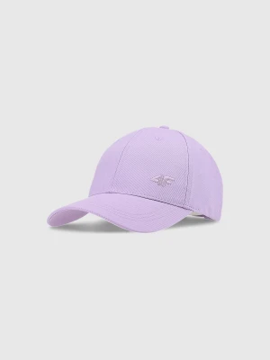 4F Czapka z daszkiem strapback uniseks - fioletowa L/XL