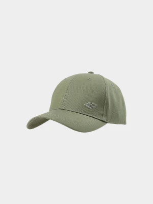 4F Czapka z daszkiem strapback uniseks - oliwkowa/khaki S/M