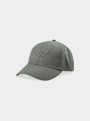 4F Czapka z daszkiem strapback uniseks - oliwkowy / khaki S / M