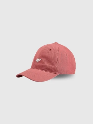 4F Czapka z daszkiem strapback uniseks - różowa L/XL (60cm)