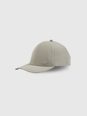 4F Czapka z daszkiem strapback uniseks - szara S/M (58cm)